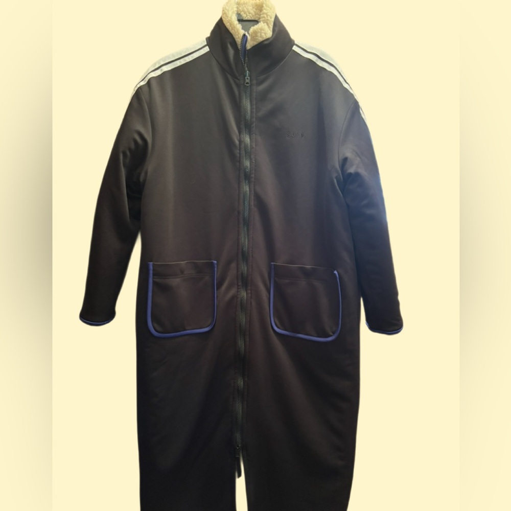 Reversible Black and Sherpa Winter Jacket - Picture 4 of 10